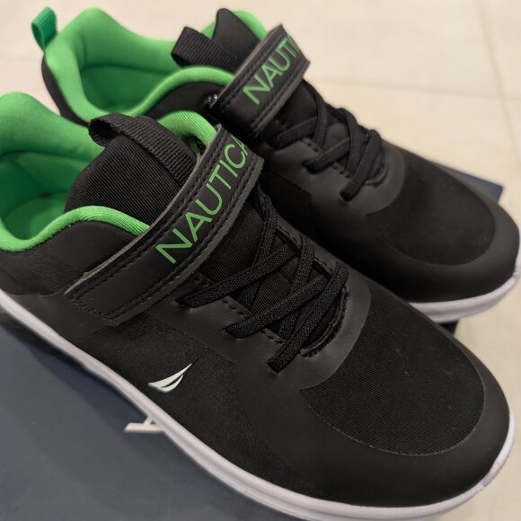 Nautica Boys Sneakers Athletic Running Shoe One-Strap Bungee Little kids size 3 - Picture 6 of 7